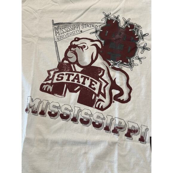 Cactus Jack Travis Scott x Mitchell & Ness Mississippi State University Tee*NEW - Picture 5 of 8